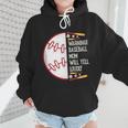 Warning Baseball Mom Will Yell Loudly Wmen Hoodie