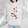 4 Laces 4th Birthday Boy Four Years Baseball Mom T-Shirt Wmen Hoodie