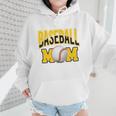 Baseball Mom Sports Mom Yellow Wmen Hoodie Baseball Mom Sports Mom Yellow Wmen Hoodie
