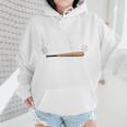 Let Me Through My Son Is Out There Baseball Mom Wmen Hoodie