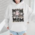 Retro Baseball Mom Mama Baseball Life Mother's Day Baseball Premium Tri-Blend Wmen Hoodie