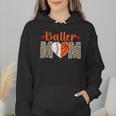Baller Mom Leopard Basketball Baseball Mom Wmen Hoodie Baller Mom Leopard Basketball Baseball Mom Wmen Hoodie