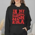 In My Baseball Mom Era Red Wmen Hoodie In My Baseball Mom Era Red Wmen Hoodie