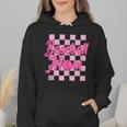 Baseball Mom And Pink Grid Sports Mother Mama Player Wmen Hoodie Baseball Mom And Pink Grid Sports Mother Mama Player Wmen Hoodie