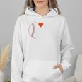 I Heart Hot Baseball Moms Wmen Hoodie