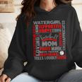 Baseball Mom Traits For Great Mothers Grey And Red Wmen Hoodie