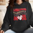 Loud Proud Baseball Mom Red Team Leopard Baseball Mom Squad Wmen Hoodie