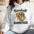 Baseball Godmother Leopard Heart Baseball Mom Game Day Wmen Hoodie Baseball Godmother Leopard Heart Baseball Mom Game Day Wmen Hoodie