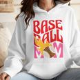 Baseball Mom Game Day Trendy Pink Leopard Mama Premium Wmen Hoodie
