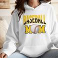 Baseball Mom Sports Mom Yellow Wmen Hoodie Baseball Mom Sports Mom Yellow Wmen Hoodie
