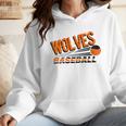 Wolves Baseball Team Baseball Mom Wolf Sports School Spirit Wmen Hoodie Wolves Baseball Team Baseball Mom Wolf Sports School Spirit Wmen Hoodie