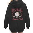 Baseball Athletic Social Club Baseball Mom Trendy Baseball Women Hoodie Back Print Baseball Athletic Social Club Baseball Mom Trendy Baseball Women Hoodie Back Print