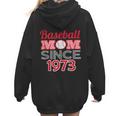 Baseball Mom Since 1973 Women Hoodie Back Print Baseball Mom Since 1973 Women Hoodie Back Print