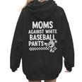 Baseball Mom Game Day Moms Against Pants Women Hoodie Back Print Baseball Mom Game Day Moms Against Pants Women Hoodie Back Print