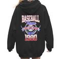Baseball Mom Loud & Proud Since 1980 Women Hoodie Back Print