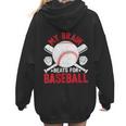 Baseball Mom Meme Quote Women Hoodie Back Print Baseball Mom Meme Quote Women Hoodie Back Print