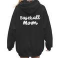 Baseball Mom Retro Women Hoodie Back Print Baseball Mom Retro Women Hoodie Back Print