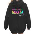 Baseball Mom Squad Tie Dye Cute Ball Mom Women Hoodie Back Print Baseball Mom Squad Tie Dye Cute Ball Mom Women Hoodie Back Print