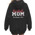 Baseball Mom The Struggle Is Real Women Hoodie Back Print Baseball Mom The Struggle Is Real Women Hoodie Back Print