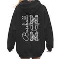 Baseball Mom Tee Leopard Mother's Day Grandma Women Hoodie Back Print Baseball Mom Tee Leopard Mother's Day Grandma Women Hoodie Back Print