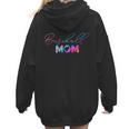 Cute Mother's Day Teeball T-Ball Baseball Mom Women Hoodie Back Print Cute Mother's Day Teeball T-Ball Baseball Mom Women Hoodie Back Print