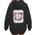 My Heart Is On That Field Baseball Mom Momm Women Hoodie Back Print My Heart Is On That Field Baseball Mom Momm Women Hoodie Back Print