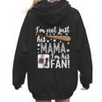 I'm Not Just His Mama I'm His 1 Fan Baseball Mom Women Hoodie Back Print I'm Not Just His Mama I'm His 1 Fan Baseball Mom Women Hoodie Back Print