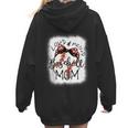 Loud Proud Baseball Mom Mommy Women Hoodie Back Print
