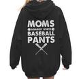 Moms Against Baseball Pants Baseball Mom Mother's Day Women Hoodie Back Print Moms Against Baseball Pants Baseball Mom Mother's Day Women Hoodie Back Print
