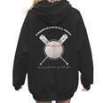 PROUD BASEBALL MOM Women Hoodie Back Print