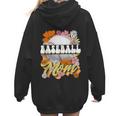 Retro Groovy Baseball Mom Family Matching Women Women Hoodie Back Print Retro Groovy Baseball Mom Family Matching Women Women Hoodie Back Print