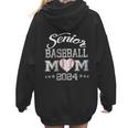 Senior Baseball Mom 2024 Class Of 2024 Graduation Women Hoodie Back Print Senior Baseball Mom 2024 Class Of 2024 Graduation Women Hoodie Back Print