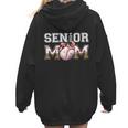 Senior Mom Class Of 2024 Baseball Mom Bandana Graduation Women Hoodie Back Print