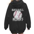 Vintage Baseball Mommy Mother's Day Sports Lover Mom Women Hoodie Back Print Vintage Baseball Mommy Mother's Day Sports Lover Mom Women Hoodie Back Print
