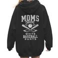 Women's Baseball Mom Moms Against Baseball Pants Proud Women Hoodie Back Print Women's Baseball Mom Moms Against Baseball Pants Proud Women Hoodie Back Print