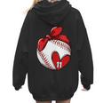 Womens Custom Baseball Mom Number 11 Heart For Mom Mommy Women Hoodie Back Print Womens Custom Baseball Mom Number 11 Heart For Mom Mommy Women Hoodie Back Print