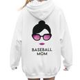 Baseball Mom Activity Mom Women Hoodie Back Print Baseball Mom Activity Mom Women Hoodie Back Print