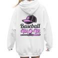 Baseball Mom Club Cool Women Hoodie Back Print Baseball Mom Club Cool Women Hoodie Back Print