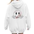 Baseball Mom Era Ball Mom Smile Face Groovy Mother's Day Women Hoodie Back Print Baseball Mom Era Ball Mom Smile Face Groovy Mother's Day Women Hoodie Back Print