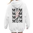 Baseball MOM Lightning Bolt Tshirt Retro Women Hoodie Back Print