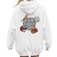 My Boy Might Not Always Swing Baseball Mom Premium Women Hoodie Back Print My Boy Might Not Always Swing Baseball Mom Premium Women Hoodie Back Print
