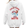 Calm Your Mitts Baseball Mom Mother's Day Softball Mom Premium Women Hoodie Back Print Calm Your Mitts Baseball Mom Mother's Day Softball Mom Premium Women Hoodie Back Print