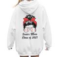Class Of 2025 Baseball Mom Senior Graduation Graduate Women Women Hoodie Back Print
