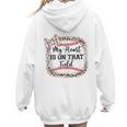 Cute Baseball Mom My Heart On That Field Sister Girl Toddler Women Hoodie Back Print Cute Baseball Mom My Heart On That Field Sister Girl Toddler Women Hoodie Back Print