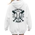 Home Run Mom Shirt Baseball Mom Mother's Day Women Hoodie Back Print