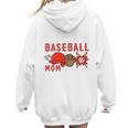 I'm A Baseball Mom Of Course I'm Broke Premium Women Hoodie Back Print