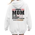 Proud Mom Of An Awesome Baseball Player Baseball Mom Women Hoodie Back Print Proud Mom Of An Awesome Baseball Player Baseball Mom Women Hoodie Back Print