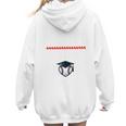 Senior Baseball Mom 2024 Senior Mom Class Of 2024 Baseball Women Hoodie Back Print