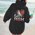 Ball Mom Football Baseball Mom Women Hoodie Back Print