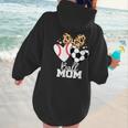 Ball Mom Soccer Baseball Mom Heart Women Hoodie Back Print Ball Mom Soccer Baseball Mom Heart Women Hoodie Back Print